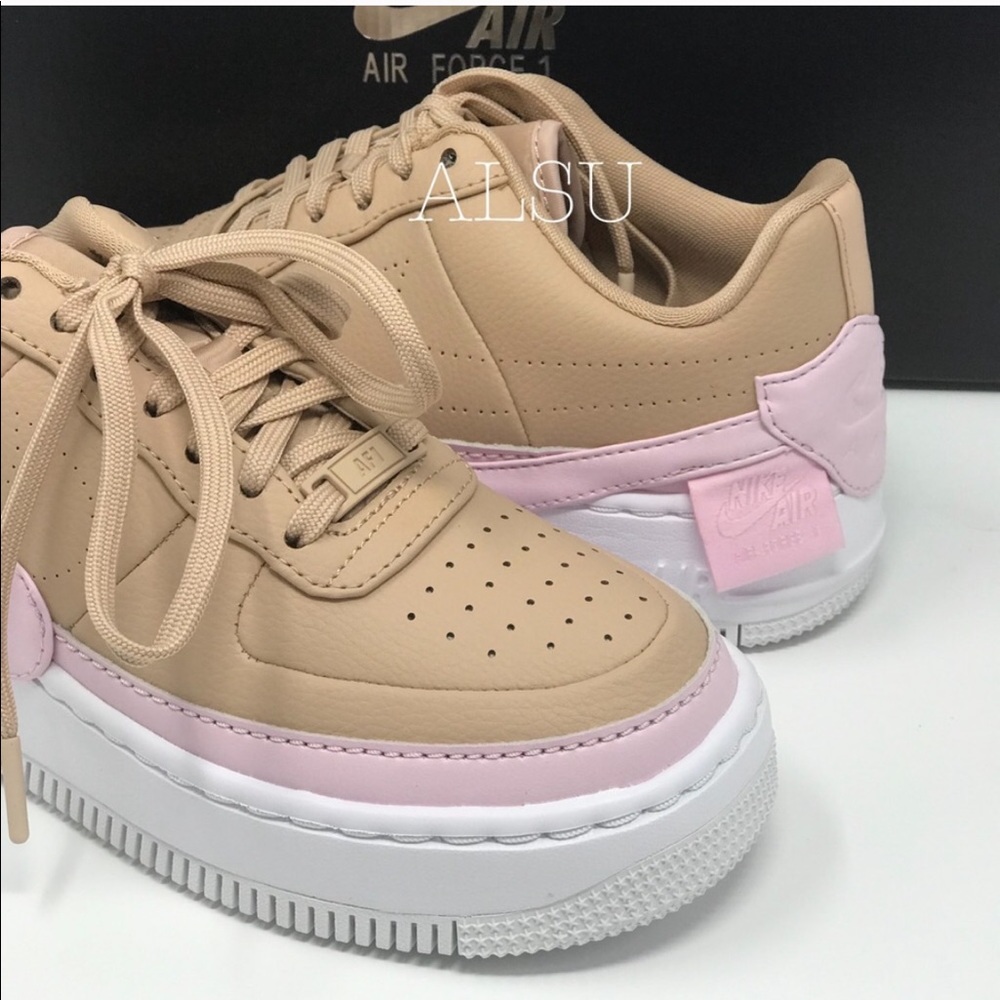 NWT Nike Air Force 1 Jester XX Beige Pink White W - Picture 7 of 8